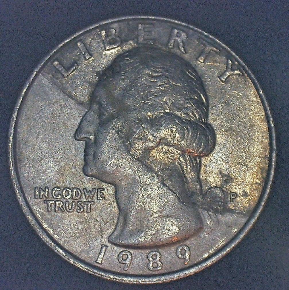 1989-P-Washington-Quarter,-Unusual-Feature